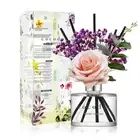 COCODOR Rose Reed Diffuser Set / 6.7oz / Garden Lavender/Scent Diffuser with ...