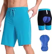 [baleaf] 2 in 1 MTB Cycling Shorts Men's Padded Cycling Shorts Men's Cycling Shorts Outdoor Mountain Bike Cycle Sport 9 Inch