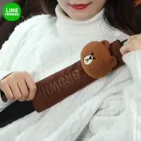 在飛比找momo購物網優惠-【LINE FRIENDS】可愛立體熊大兔兔莎莉造型汽車安全