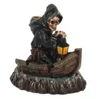 Grim Reaper Boat Backflow Incense Burner
