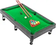 Milisten 1set Boys and Girls Mini Pool Table Game Set Compact Billiard Plaything for Home Fun for Family Gatherings and Indoor Leisure Activities Lightweight and Easy to Carry Creative Toy