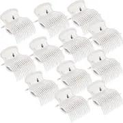 Hot Roller Clips Hair Curler Claw Clips Replacement Roller Clips for Women Girls Hair Section Styling (12 Pieces)
