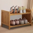 Tidy Shoe Storage Bench Space-saving Rack Compact Organizer for Home Entryway