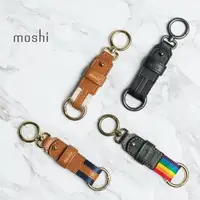 在飛比找momo購物網優惠-【moshi】勾扣皮革織帶鑰匙