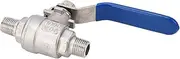 RIZGHWOY Ball Valve Connector Two Piece Thread Piece Balls Male Thread Dn8 4In High Pressure Valves
