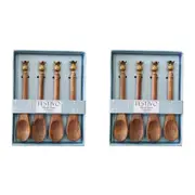2x 4pc LVD Teaspoon Pineapple Home Kitchen Serveware/Tableware