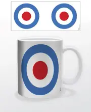 TARGET 11 OZ COFFEE MUG ART DECOR ARROW SHOOT BLINK FUN GAMES BOW KIDS ROBINHOOD