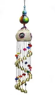 Wind Bell Wind Chimes Antirust Bell Outdoor Deep Tone Wind Bell Elegant Chime for Garden Patio,Garden Backyard Church Hanging Decor Sweet