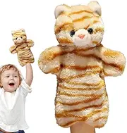 Storytelling Hand Puppets | Storytelling Hand Puppet Cat Animal Puppets,Animal Plush Toy Imaginative Pretend Educational Toy for Kids