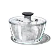 OXO Good Grips Glass Salad Spinner | Lettuce Dryer Serving Bowl