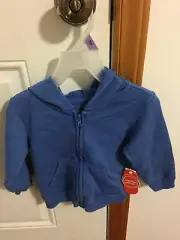 BRAND NEW INFANT BOYS SIZE 12 MONTHS WONDER NATION ZIP UP HOODIE