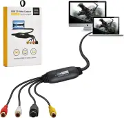 VHS to Digital Converter,Video Capture Card USB 2.0 Audio Video Capture Card Dev