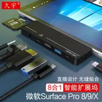 在飛比找ETMall東森購物網優惠-微軟Surface Pro8/9擴展塢type-c轉換器pr