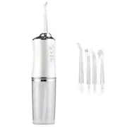 Water Jet Dental Teeth Flosser Tooth Cleaner 4 Nozzles Pick Cordless Oral