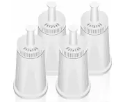 4 Pack Replacement Water Filter for Breville Espresso Machine Barista Touch BES880,BES878,BES990,BES980,BES920 Bambino ClaroSwiss Sage