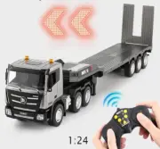 HUINA Remote Control Trailer Truck Toy Model 1:24 With Sound Lights Gift NEW