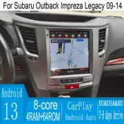 10.4" Android Navigation Car Gps Tesla Style For Subaru Outback Impreza Legacy