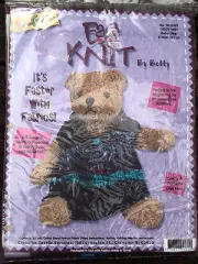 Fab Crafts Knitting Kit Teddy Vest Baby Size 6 mos to 1 yr, NEW