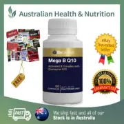 BIOCEUTICALS MEGA B Q10 60 CAPSULES + FREE SAME DAY SHIPPING & SAMPLE