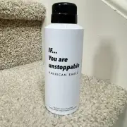 AMERICAN EAGLE OUTFITTERS IF YOU ARE UNSTOPPABLE AEO BODY SPRAY 4.5 OZ.