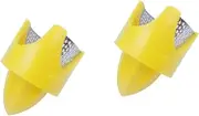 SHOWERORO 2pcs Lemon Orange Peeler Zester Citrus Scraper for Home Kitchen Metal Blade for Peel Zest