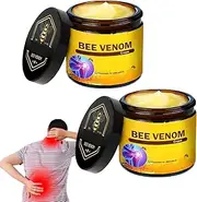 Otrelonm Bee Venom Joint & Bone Cream, Professional Bee Venom Relief Joint for Back, Knee, Hands, Neck, Feet (2 Bottle)