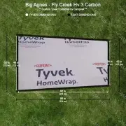 Tyvek Footprint for the Big Agnes Fly Creek Hv 3 Carbon Tent