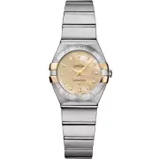 omega constellation quartz 24mm 123.20.24.60.57.002 woman