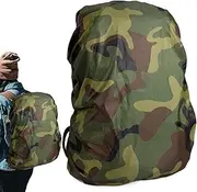Waterproof Backpack Cover, Travel Daypack Rain Protector, Compact Portable Waterproof Rain Cover for Cycling, Hiking, Camping, Outdoor Adventures, Fits Most Backpacks