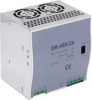 Gearwell Power Supply, DIN Rail DC Converter with 480W Single Output Switching Power Supply, AC to DC Power Supply Module 100‑240V Input (24V -utgång)