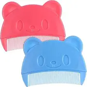 ERINGOGO 2pcs Comb Grooming Kit Comb Boy Comb Cradle Cap Comb for Babies Newborn Comb Hair Comb Bassinets Dandruff Comb for Dandruff Scalp Fine Tooth Comb Plastic