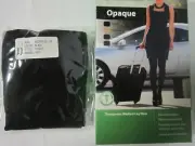 Health Mart Women's Compression Knee High Socks MED 20-30 mmHG Black Opaque 9013