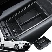 LANTU for BMW X5/X6/X7 Center Console Organizer BMW X5/X6/X7 2020 2021 2022 2023 2024 2025 Accessories Armrest Tray Middle Storage Box Insert Container Durable ABS Plastic