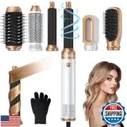 UKLISS 6 in 1 Blow Dryer Brush,Hair Dryer Brush with Ionic Technology, Multif