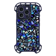 iPhone 16 Pro Ultra Bounce Case MagSafe Compatible Deep Blue Crystal