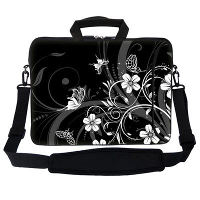 15.6" Laptop Computer Bag Case w Pocket & Handle Shoulder Strap 2706