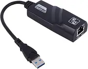 XUMIUZIY Network Adapter,SuperSpeed USB 3.0 to RJ45 Gigabit Ethernet Network Adapter Wired LAN for/VISTA/WIN7/win8/win8.1/Mac 10.12 Above/iOS