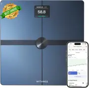 WITHINGS Body Smart Scale Wi-Fi Bluetooth Body Fat Weight Digital Apple Health