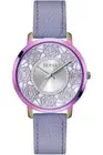 Guess Ladies Iridescent Leather Strap Watch GW0529L4