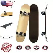 High-Performance Skateboard - 7-Ply Maple with ABEC-9 Bearings & 2.29kg Weight