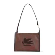 [Etro] Etro-Brown Cotton Pouch-Donna OS OS