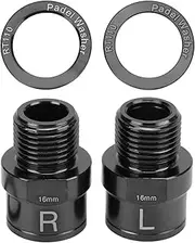 Bike Pedal Extender, 16mm/0.6in Titanium Alloy Bicycle Pedal Extender Waterproof Bike Pedal Extension Anti Rust Bicycle Pedal Extension for BMX Mountain Bike Road Bike