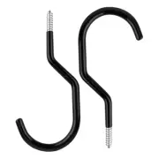 Sunlite Bicycle Storage Hooks 2-Pack Black Ceiling / Wall Bike Hanger / Holder