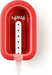 Lekue Large Stackable Ice Pop Lollipop (1 Unit), Red