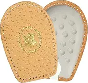 Leather Heel Support Pad Cup With Foam Cushion, Orthotic Shoe Insoles Inserts For Men And Women, Kaps Airflex (Men / M7-M9 AUS / 41-43 EUR)