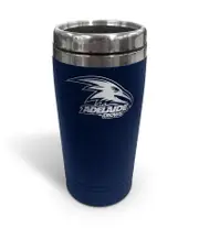 Adelaide Crows AFL TRAVEL Coffee Mug Cup Double Wall Stainless Steel