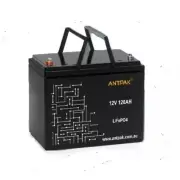 ANTPAK 120AH Lithium Battery LiFePO4 Deep Cycle Battery Caravan Camping4WD Solar