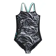 Animal Womens Zora Strappy One Piece Swimsuit (Jet Black) - MW2728