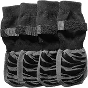 ShengQuanHao Pack of 4 Dog Grip Socks, Non-Slip Dog Socks, Dog Grip Socks, Prevent Slipping, Non-Slip Sock Cover for Hardwood Floors, S