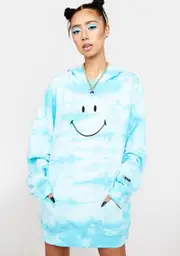 [By Samii Ryan] X Smiley Embroidered Hoodie